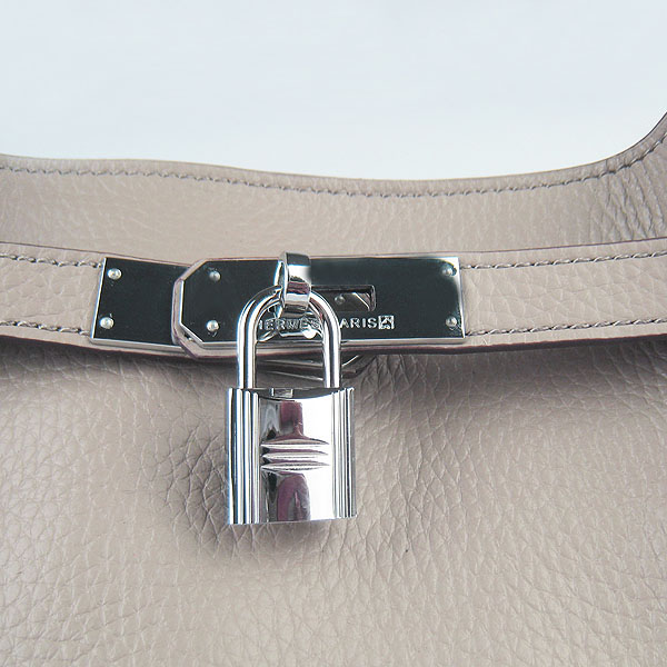 Replica Hermes Jypsiere 34 Togo Leather Messenger Bag Grey H2804 - 1:1 Copy - Click Image to Close